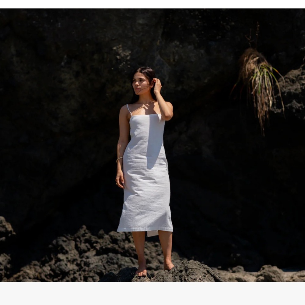 Vincent James linen dress